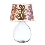Textile and floral design lampshades by TMO Lighting
